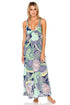 Luli Fama Dynasty V Neck Long Dress